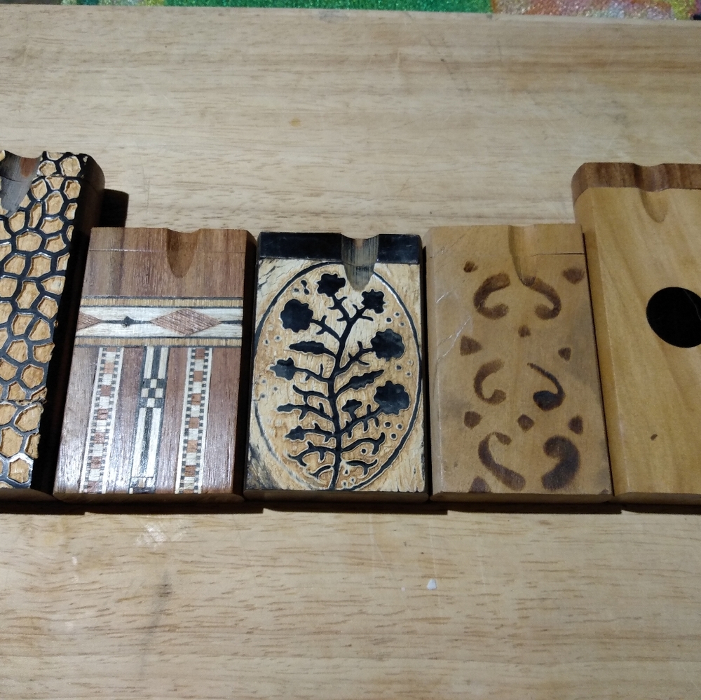 Small Wood dugout with bat